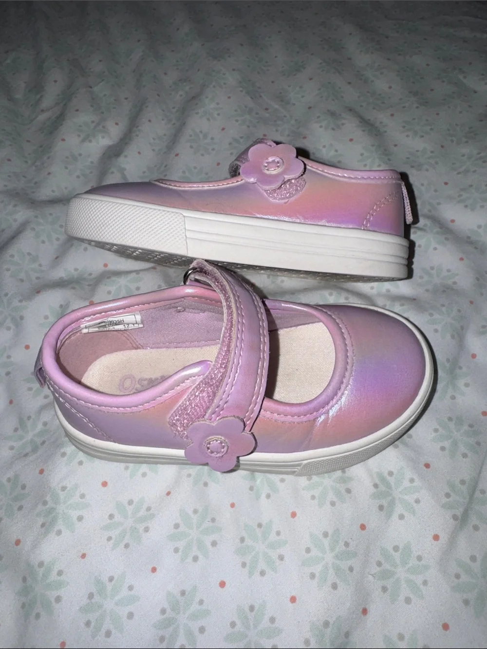 OshKosh B'gosh Iridescent Lavender-Pink Mary Jane Shoes